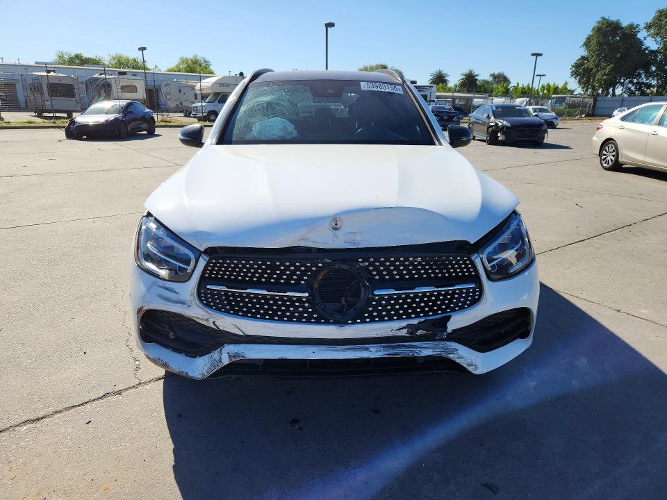 2022 Mercedes-benz Glc VIN W1N0G8EBXNV397532 COPART salvage auction — FRONT END, Ca - Salvage Certificate, sold $11,200 on 2026-07-13 (photo 5)