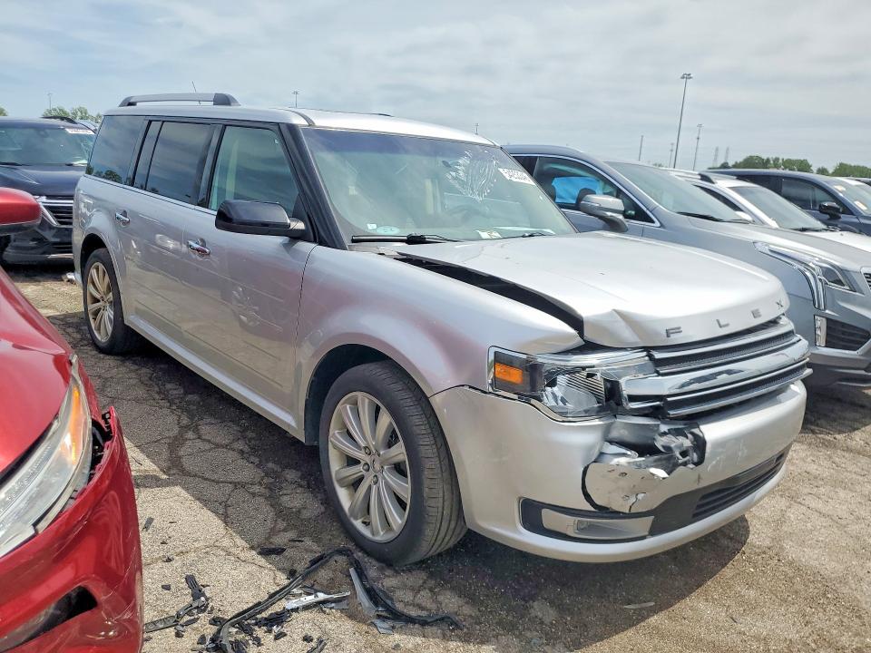 2019 Ford Flex VIN 2FMHK6C81KBA24256 COPART salvage auction — FRONT END, Mi - Certificate Of Title, sold $8,600 on 2026-08-07 (photo 4)