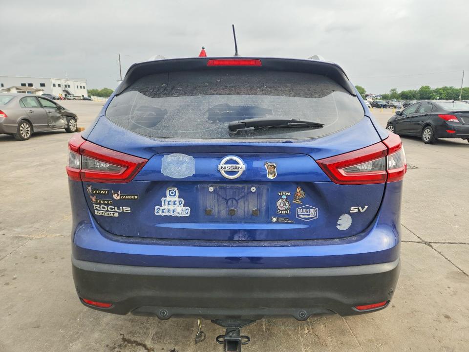2020 Nissan Rogue VIN JN1BJ1CV2LW256910 COPART salvage auction — SIDE, Tx - Salvage Vehicle Title, sold $3,200 on 2026-07-06 (photo 6)
