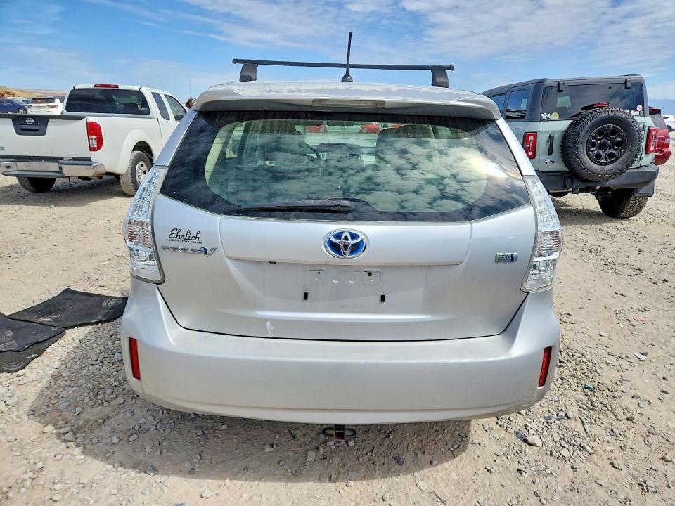 2012 Toyota Prius VIN JTDZN3EU9C3164663 COPART salvage auction — MINOR DENT/SCRATCHES, Ut - Salvage Certificate, sold $1,600 on 2026-07-10 (photo 6)