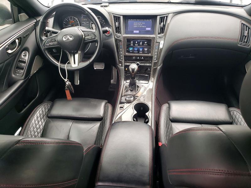 2018 Infiniti Q50 VIN JN1FV7APXJM460277 COPART salvage auction — FRONT END, Nc - Salvage Certificate Of Title, sold $4,300 on 2026-07-23 (photo 8)