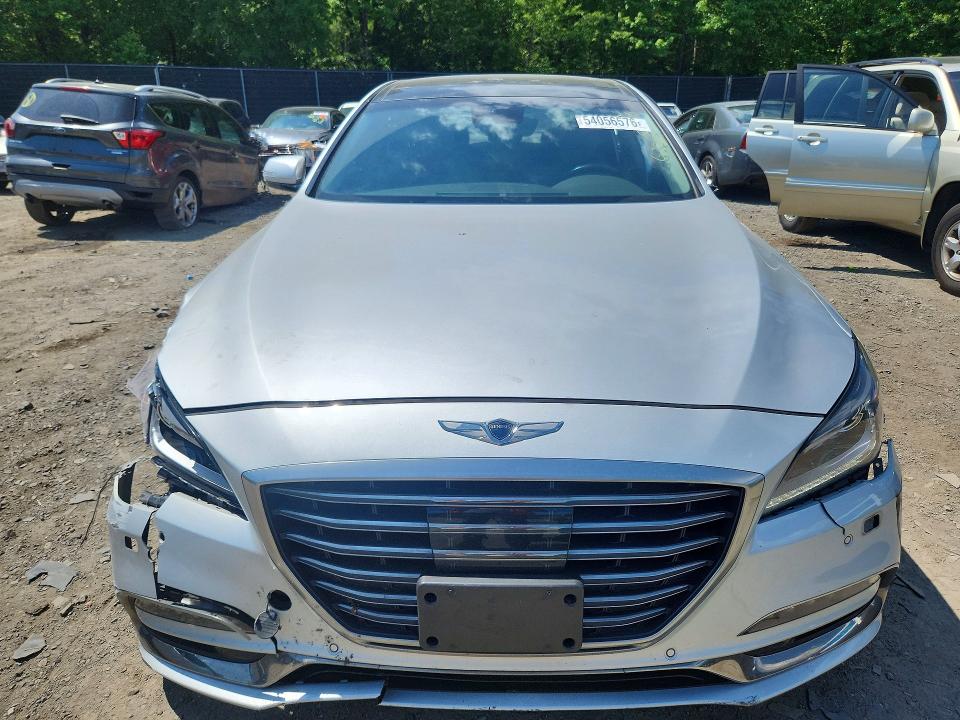 2018 Genesis G80 VIN KMHGN4JE7JU246227 COPART salvage auction — FRONT END, Md - Cert Of Salvage > 75% Damage, sold $2,100 on 2026-07-31 (photo 5)