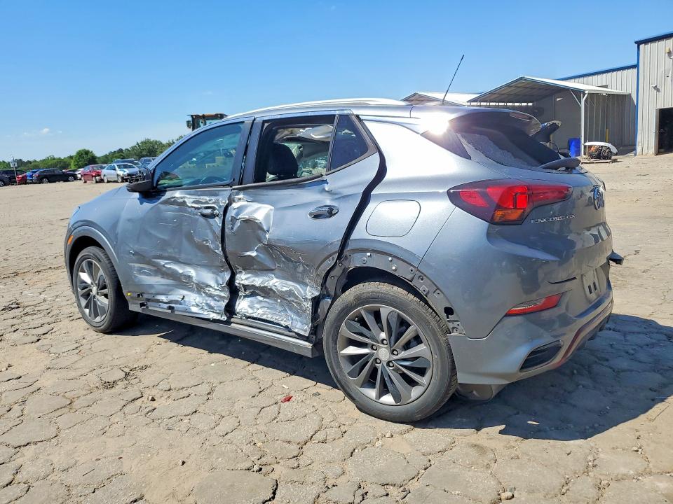 2021 Buick Encore VIN KL4MMBS26MB167497 COPART salvage auction — ROLLOVER, Ga - Cert Of Title-Salvage, sold $975 on 2026-07-17 (photo 2)