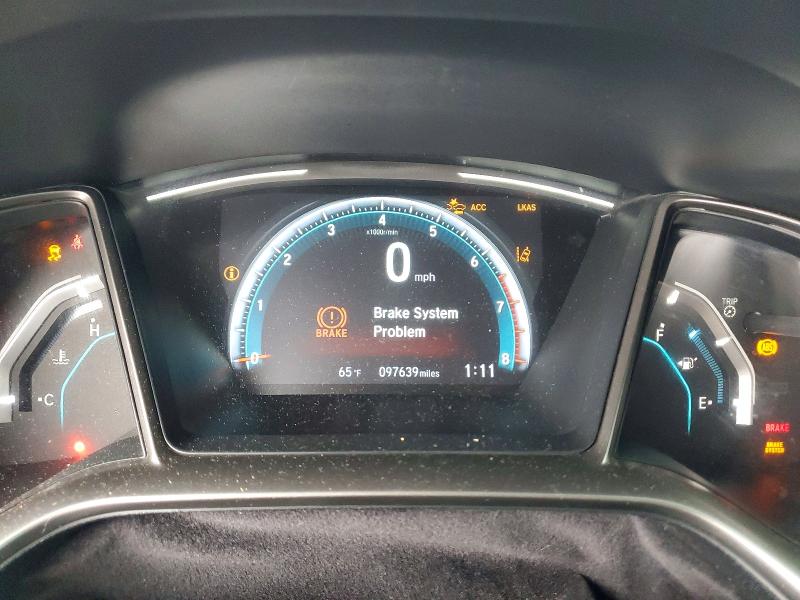 2020 Honda Civic VIN SHHFK7H65LU421819 COPART salvage auction — FRONT END, Md - Cert Of Salvage > 75% Damage, sold $850 on 2026-07-30 (photo 9)