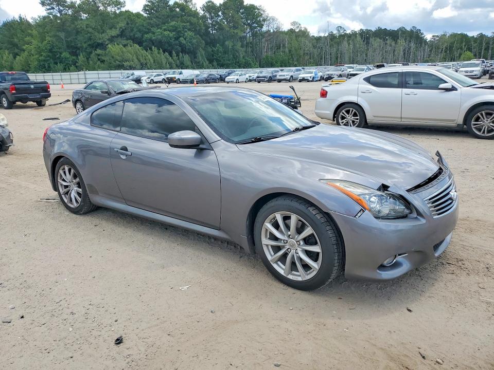 2013 Infiniti G VIN JN1CV6EK4DM923241 COPART salvage auction — FRONT END, Sc - Cert Of Title-Salvage, sold $1,950 on 2026-07-06 (photo 4)