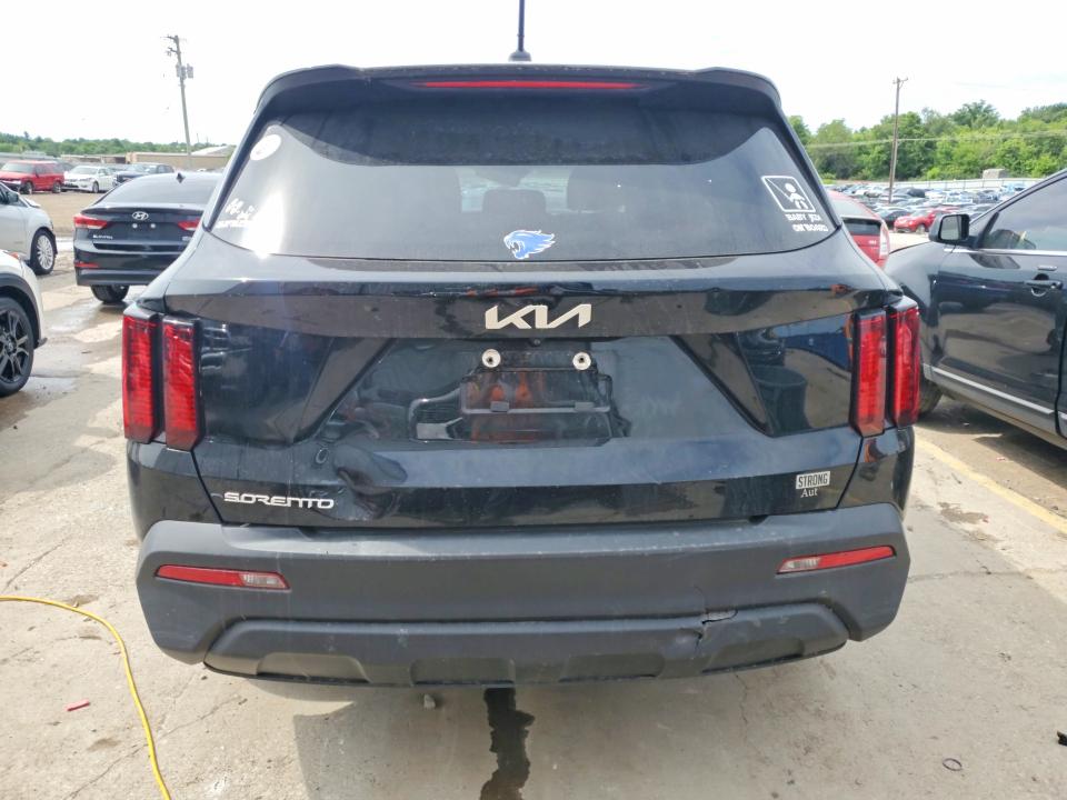 2023 Kia Sorento VIN 5XYRG4LC5PG202420 COPART salvage auction — FRONT END, KY - CERT OF TITLE-SALVAGE, sold $5,600 on 2026-07-08 (photo 6)