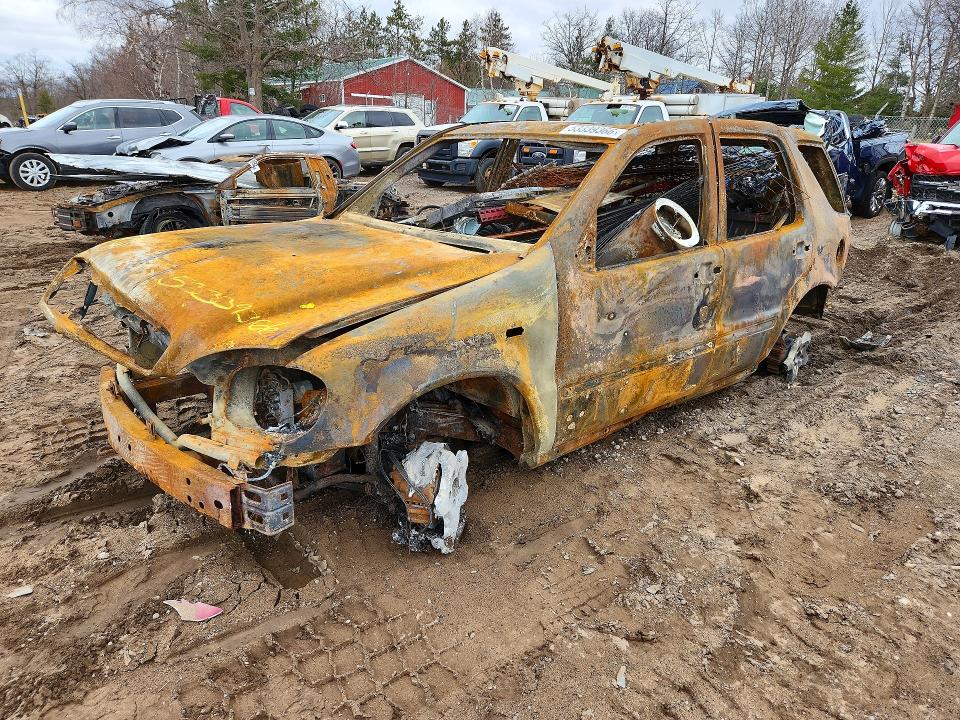 1998 Mercedes-benz Ml-class VIN 4JGAB54EXWA011698 COPART salvage auction — BURN, Mi - Dealer Only Clean Title, sold $60 on 2026-07-08 (photo 1)