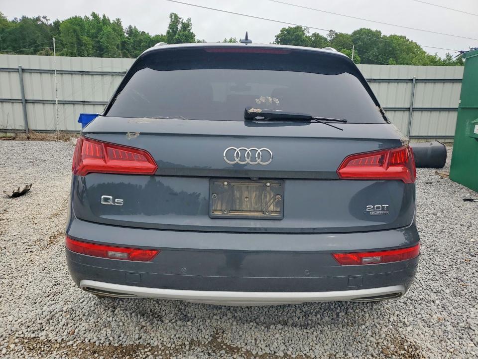 2018 Audi Q5 VIN WA1CNAFY2J2225795 COPART salvage auction — FRONT END, Ms - Cert Of Title-Salvaged, sold $6,800 on 2026-07-15 (photo 6)