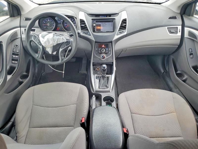 2016 Hyundai Elantra VIN 5NPDH4AE5GH764872 COPART salvage auction — FRONT END, Ma - Cert Of Title-Reconstrctd Coll, sold $1,100 on 2026-07-02 (photo 8)