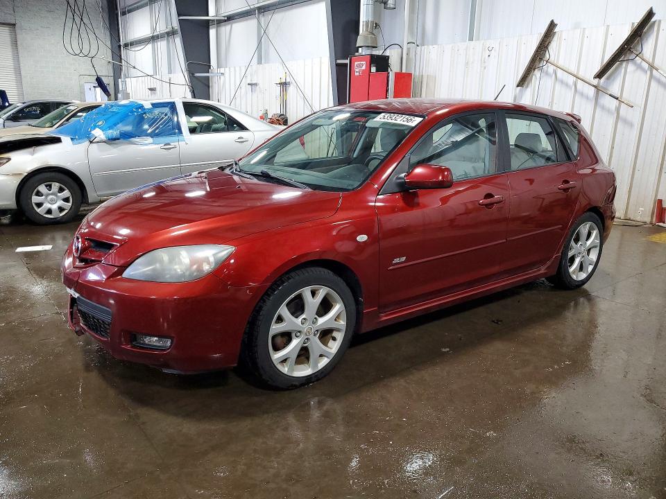 2009 Mazda 3 VIN JM1BK343791223815 COPART salvage auction — FRONT END, Mn - Cert Of Title-Prior Salvage, sold $575 on 2026-07-07 (photo 1)