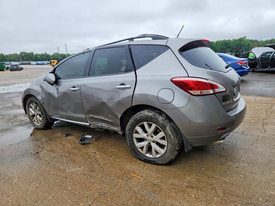 2012 Nissan Murano VIN JN8AZ1MU0CW112039 COPART salvage auction — ALL OVER, TN - SALVAGE CERTIFICATE (P), sold $425 on 2026-07-16 (photo 2)