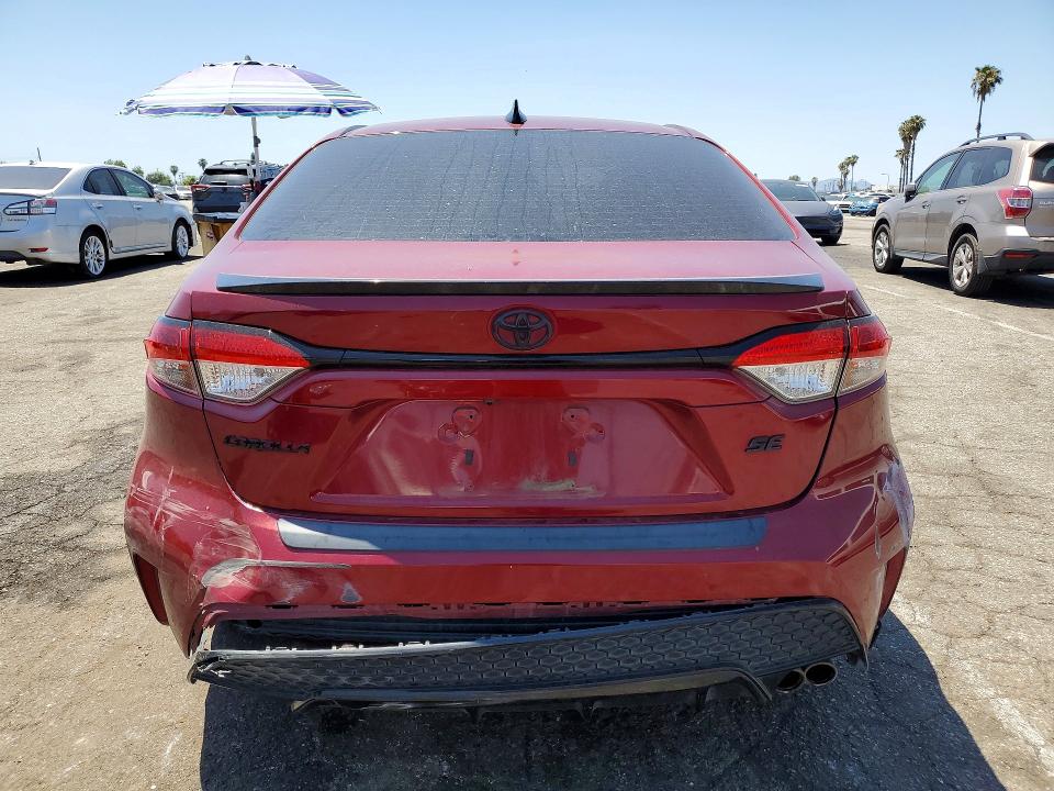 2022 Toyota VIN 5YFS4MCE3NP103731 COPART salvage auction — REAR END, Ca - Salvage Certificate, sold $5,900 on 2026-07-10 (photo 6)