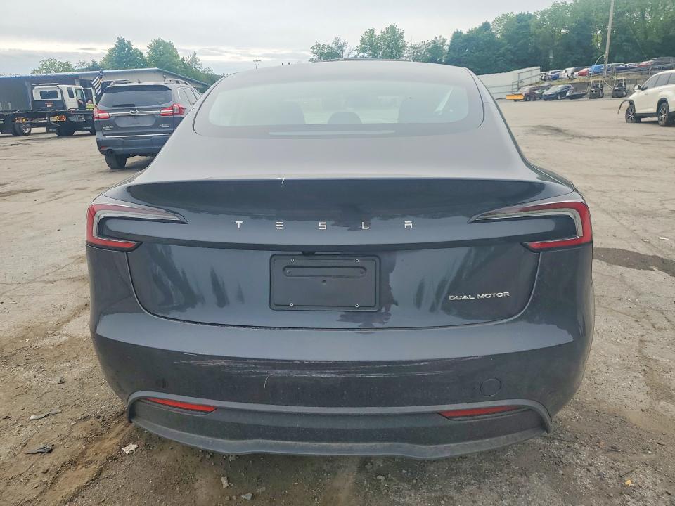 2025 Tesla Model 3 VIN 5YJ3E1EB0SF073629 COPART salvage auction — FRONT END, Salvage Title, sold $9,500 on 2026-07-09 (photo 6)