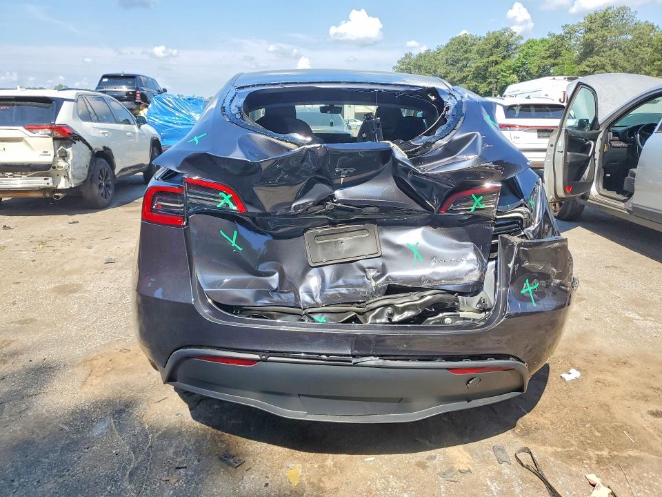 2025 Tesla VIN 7SAYGDEE3SA356280 COPART salvage auction — REAR END, Ga - Cert Of Title-Salvage, sold $12,300 on 2026-07-09 (photo 6)