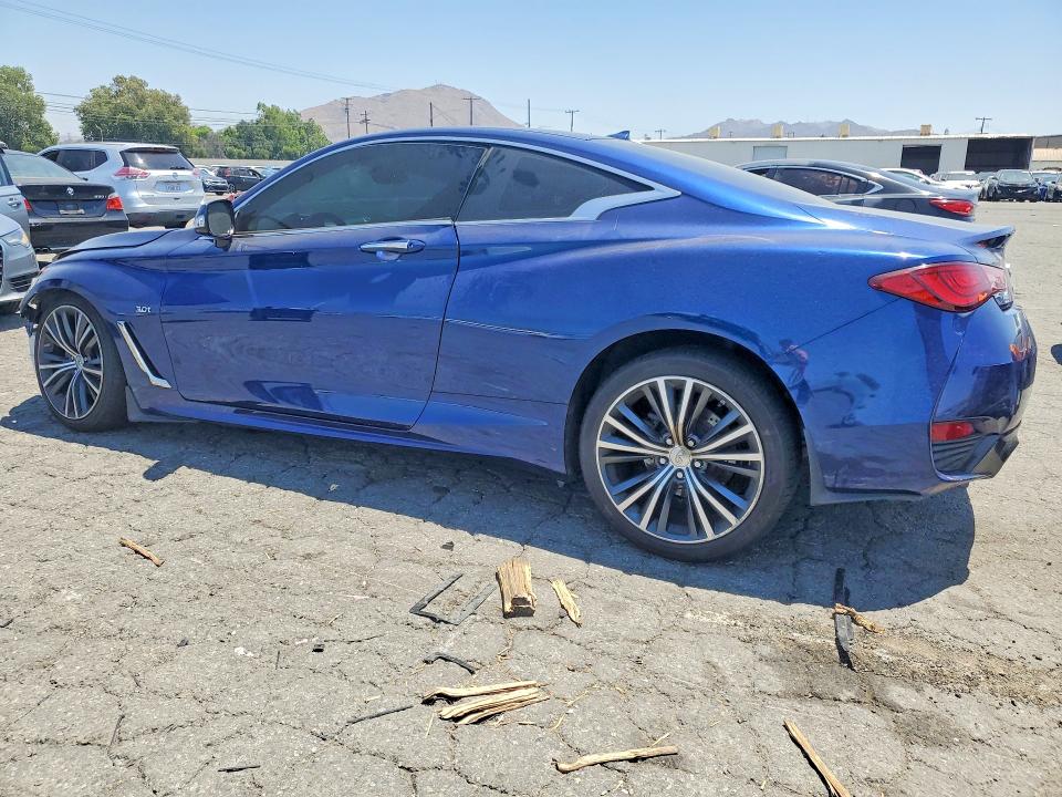 2017 Infiniti VIN JN1EV7EL0HM551989 COPART salvage auction — FRONT END, Ca - Salvage Certificate, sold $2,900 on 2026-07-06 (photo 2)