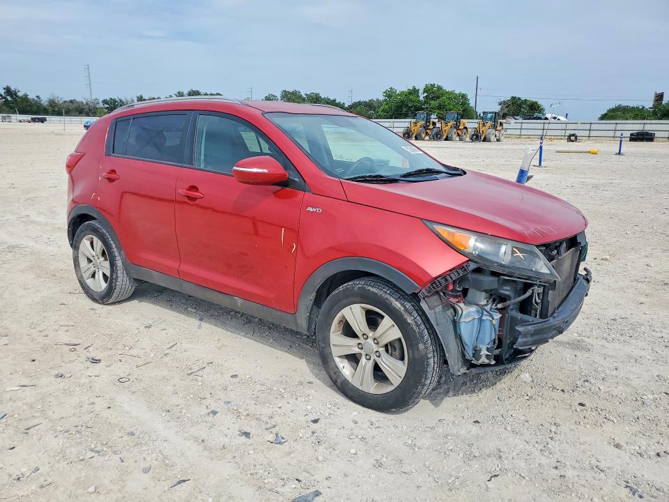 2011 Kia Sportage VIN KNDPBCA23B7025267 COPART salvage auction — FRONT END, TX - SALVAGE VEHICLE TITLE (P), sold $1,950 on 2026-07-09 (photo 4)