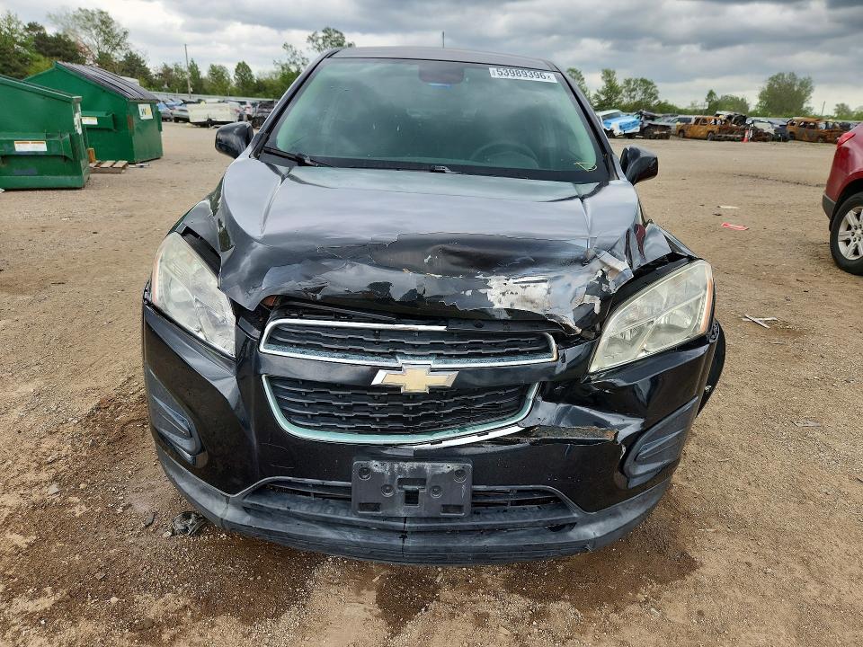 2016 Chevrolet Trax VIN KL7CJKSB3GB635035 COPART salvage auction — FRONT END, Il - Salvage Certificate, sold $675 on 2026-07-30 (photo 5)