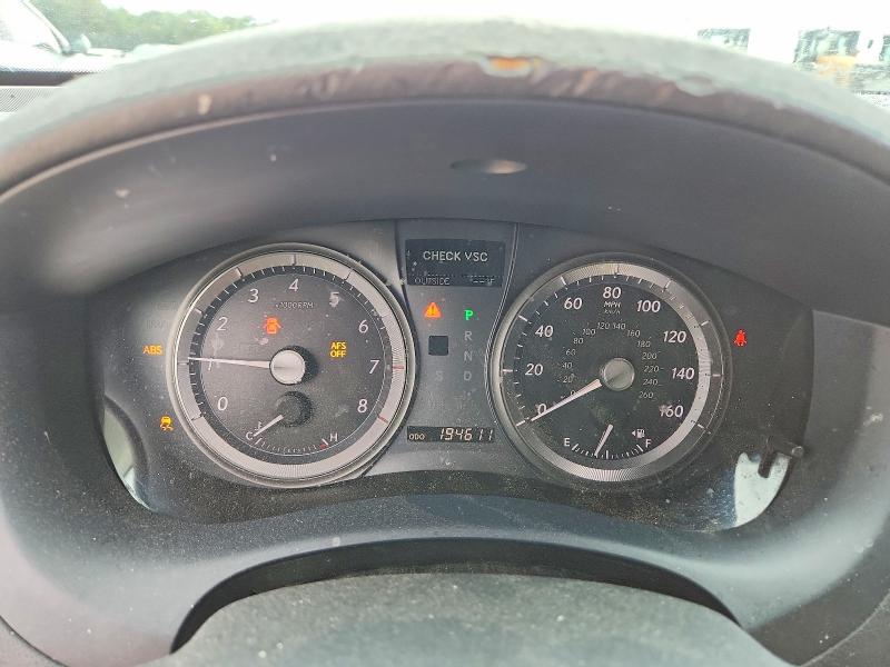 2007 Lexus ES VIN JTHBJ46G872080792 COPART salvage auction — FRONT END, De - Salvage Certificate, sold $250 on 2026-07-28 (photo 9)
