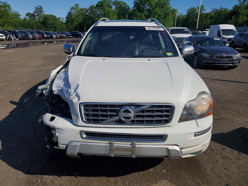 2013 Volvo Xc90 VIN YV4952CZ1D1647907 COPART salvage auction — FRONT END, Vt - Cert Of Title-Salvage Vehicle, sold $1,600 on 2026-07-09 (photo 5)