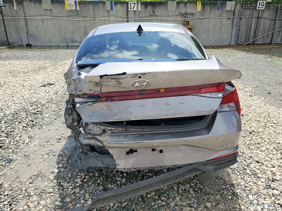 2023 Hyundai Elantra VIN KMHLS4AG8PU611628 COPART salvage auction — REAR END, Fl - Certificate Of Destruction, sold $2,400 on 2026-07-07 (photo 6)