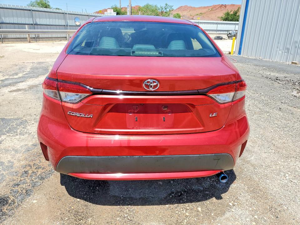 2020 Toyota Corolla VIN JTDEPRAE0LJ012406 COPART salvage auction — FRONT END, TX - SALVAGE VEHICLE TITLE, sold $175 on 2026-07-09 (photo 6)