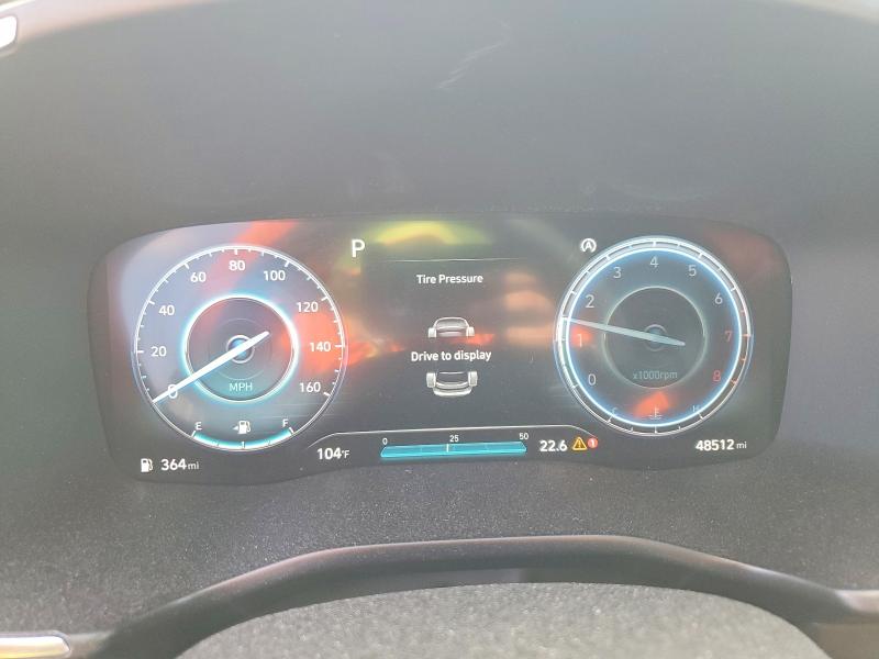 2020 Hyundai Santa fe VIN 5NMS34AJ9PH569440 COPART salvage auction — FRONT END, Fl - Cert Of Title Slvg Rebuildable, sold $9,100 on 2026-07-29 (photo 9)