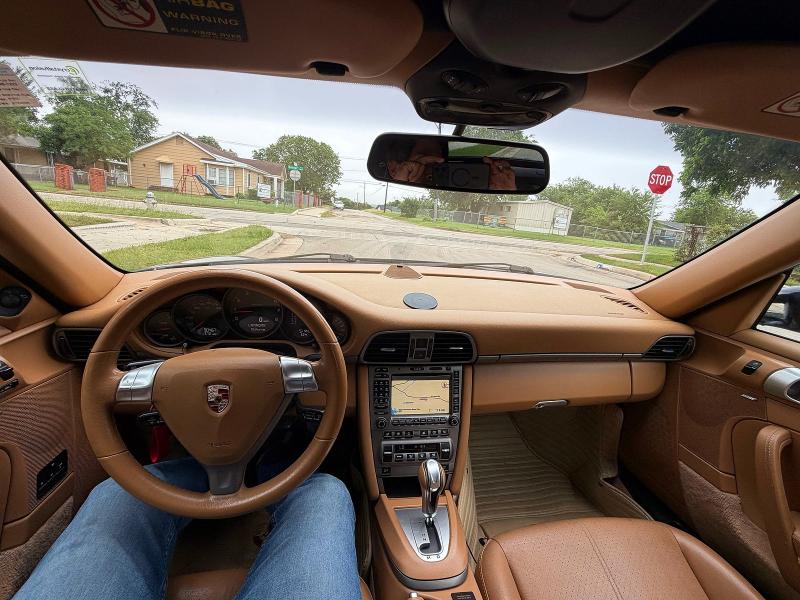 2008 Porsche 911 VIN WP0CA29978S765715 COPART salvage auction — NORMAL WEAR, TX - CERT OF TITLE-REBUILT SALVAGE (P), sold $18,600 on 2026-07-29 (photo 9)
