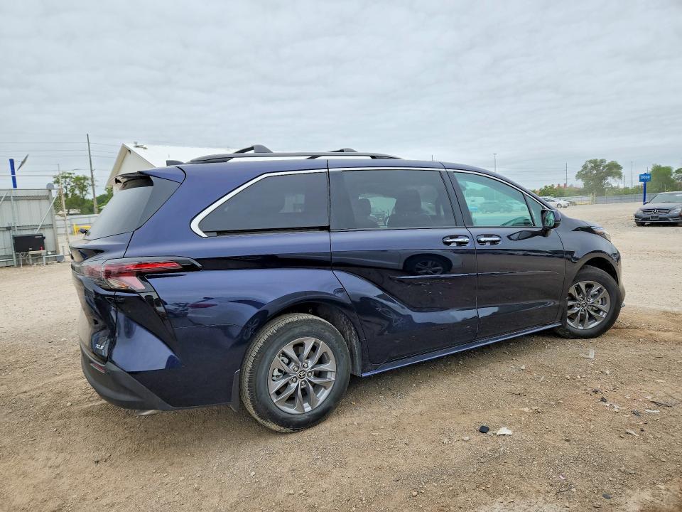 2025 Toyota Sienna VIN 5TDJRKEC2SS258366 COPART salvage auction — FRONT END, Ia - Cert Of Title-Salvage Title, sold $16,800 on 2026-07-03 (photo 3)