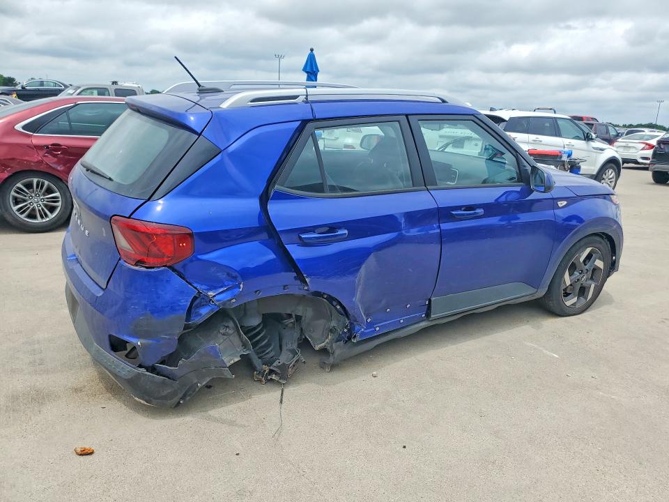 2023 Hyundai Venue VIN KMHRC8A36PU259290 COPART salvage auction — REAR END, Tx - Salvage Vehicle Title, sold $1,650 on 2026-07-27 (photo 3)