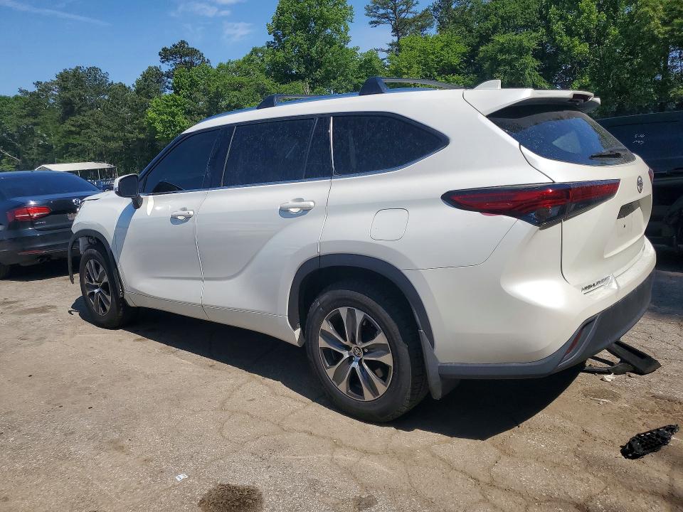 2021 Toyota VIN 5TDGZRBH2MS130974 COPART salvage auction — FRONT END, Ga - Cert Of Title-Salvage, sold $18,300 on 2026-07-10 (photo 2)