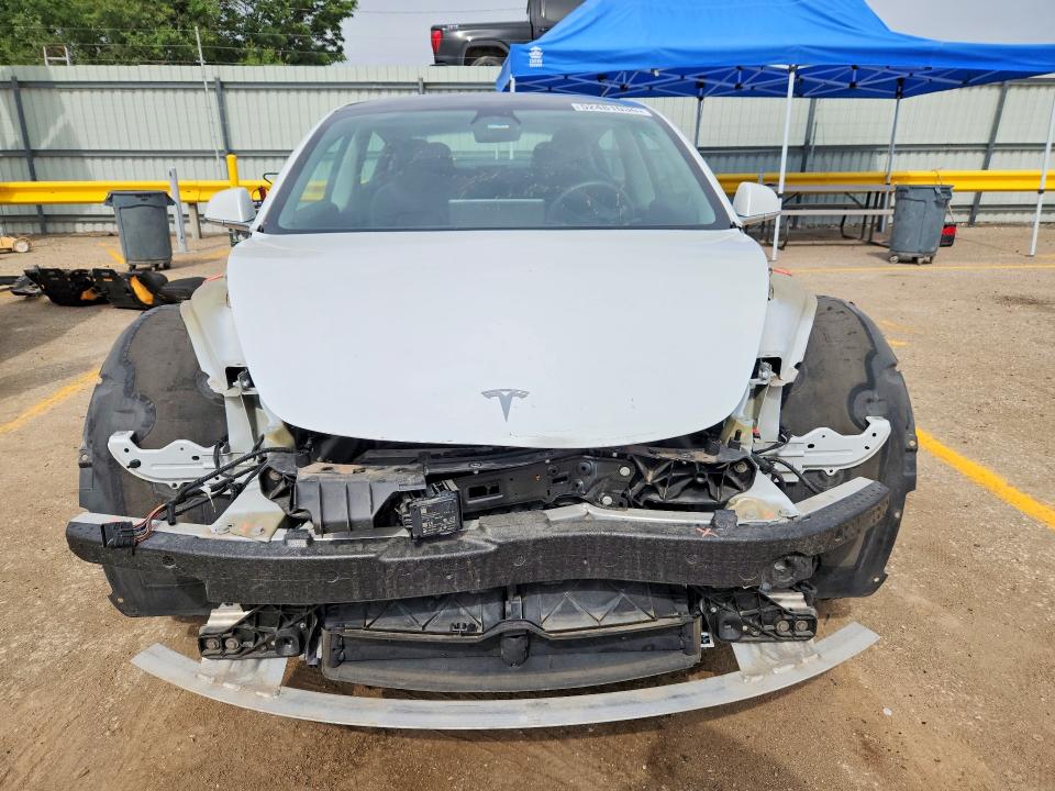 2020 Tesla Model 3 VIN 5YJ3E1EA5LF633394 COPART salvage auction — FRONT END, Ks - Cert Of Title-Salvage, sold $4,600 on 2026-07-08 (photo 5)