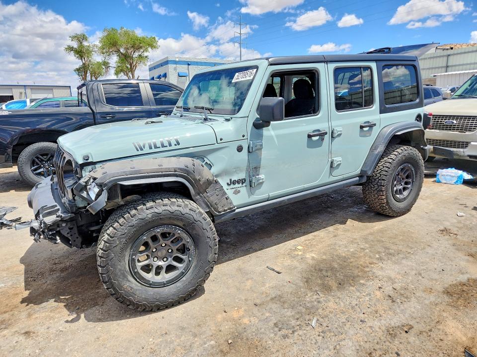 2023 Jeep Wrangler / VIN 1C4HJXDN5PW626312 COPART salvage auction — FRONT END, Nm - Cert Of Title-Salvage, sold $250 on 2026-07-09 (photo 1)
