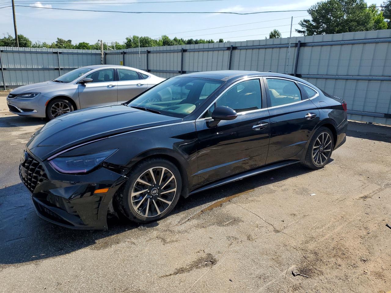 2021 Hyundai Sonata VIN 5NPEH4J20MH079569 COPART salvage auction — Front End, AL - CERT OF TITLE-SALVAGE TITLE, sold $7,800 on 2026-07-09 (photo 1)