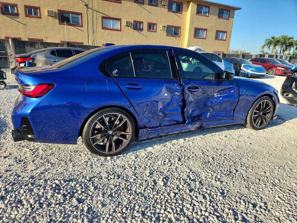 2024 BMW VIN 3MW49FS06R8D92487 COPART salvage auction — SIDE, Fl - Cert Of Title Slvg Rebuildable, sold $28,000 on 2026-07-07 (photo 3)
