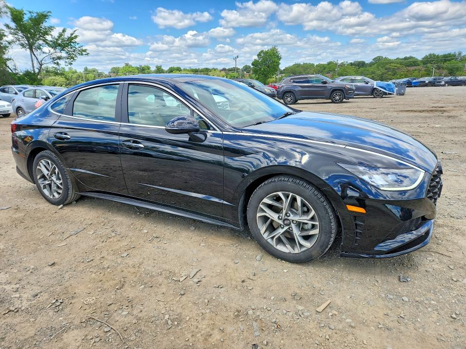 2020 Hyundai Sonata VIN 5NPEF4JAXLH001148 COPART salvage auction — SIDE, Md - Cert Of Salvage > 75% Damage, sold $2,100 on 2026-07-28 (photo 4)