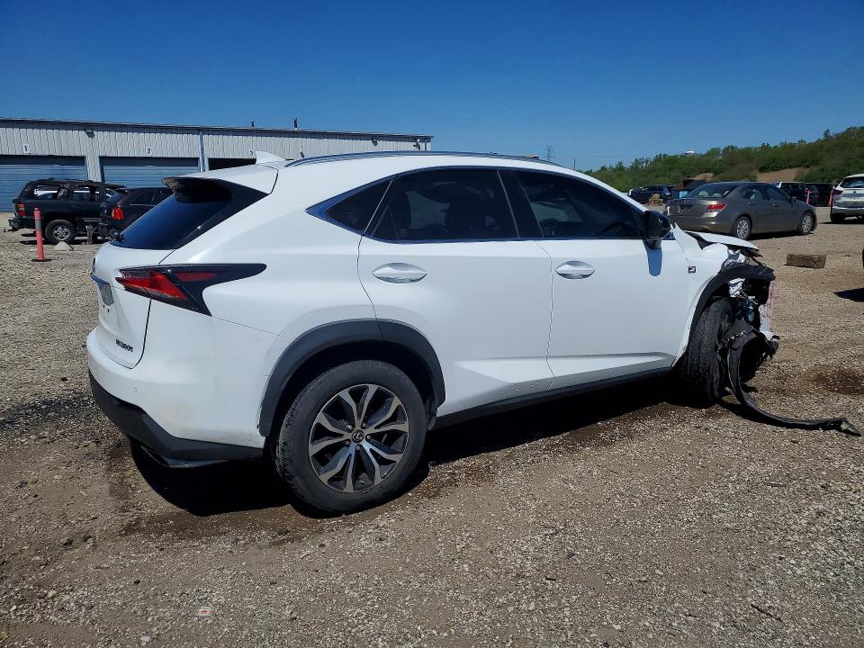 2017 Lexus Nx VIN JTJBARBZ1H2128766 COPART salvage auction — FRONT END, Il - Salvage Certificate, sold $8,400 on 2026-07-22 (photo 3)