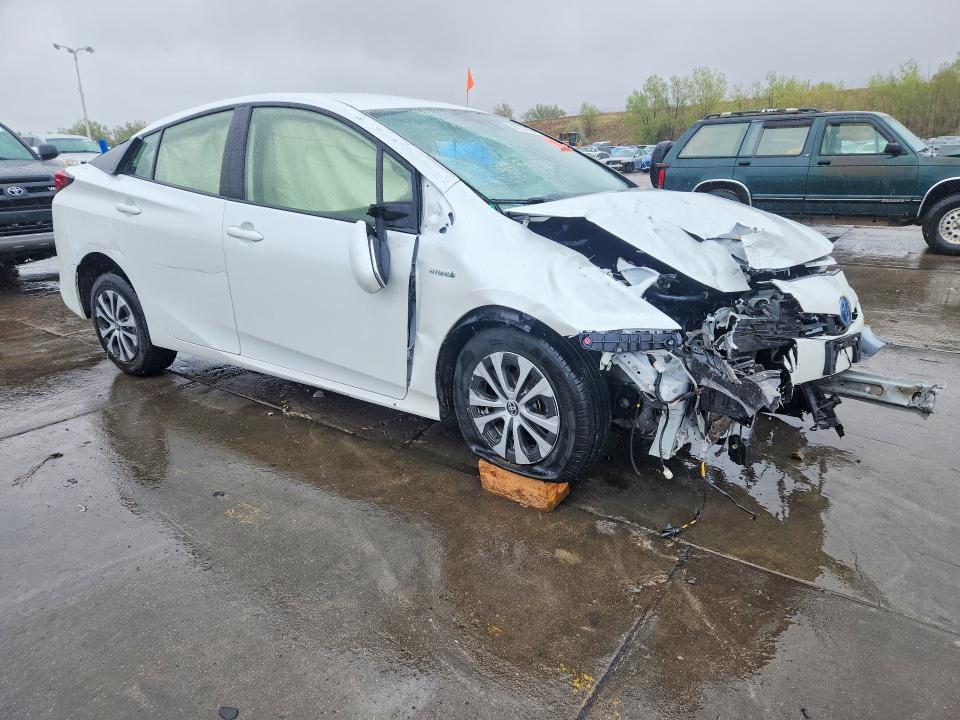 2022 Toyota Prius VIN JTDL9MFU8N3036285 COPART salvage auction — FRONT END, Co - Salvage Title, sold $2,250 on 2026-07-13 (photo 4)