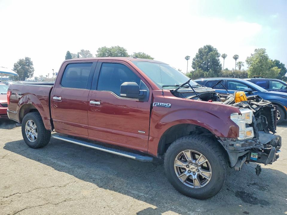2016 Ford F-150 VIN 1FTEW1EG9GKE14599 COPART salvage auction — FRONT END, Ca - Non-Repairable Vehicle Cert, sold $2,700 on 2026-07-02 (photo 4)