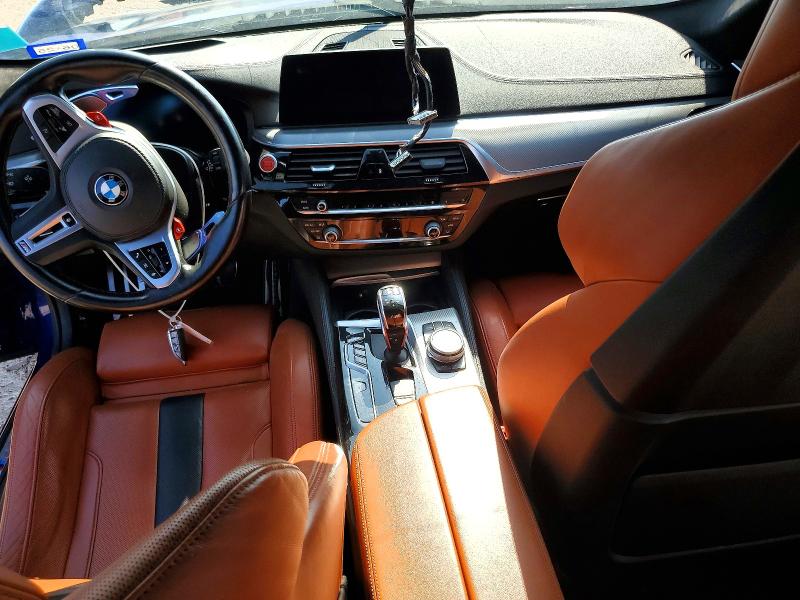 2020 BMW M5 VIN WBSJF0C0XLCE48324 COPART salvage auction — FRONT END, Tx - Certificate Of Title, sold $42,750 on 2026-08-24 (photo 8)