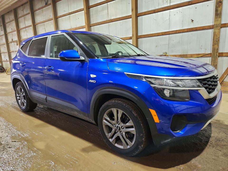 2022 Kia Seltos VIN KNDEPCAA5N7238158 COPART salvage auction — HAIL, Oh - Cert Of Title-Salvage, sold $5,900 on 2026-07-09 (photo 4)