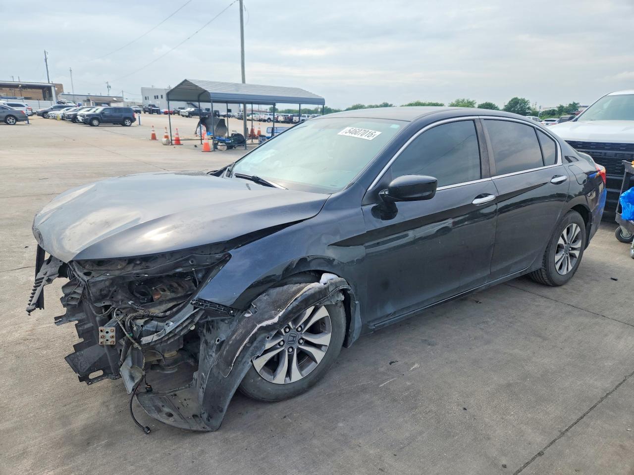 2014 Honda Accord VIN 1HGCR2F32EA165843 COPART salvage auction — Front End, MT - CERT OF TITLE-REBUILT SALVAGE, sold $1,000 on 2026-07-09 (photo 1)