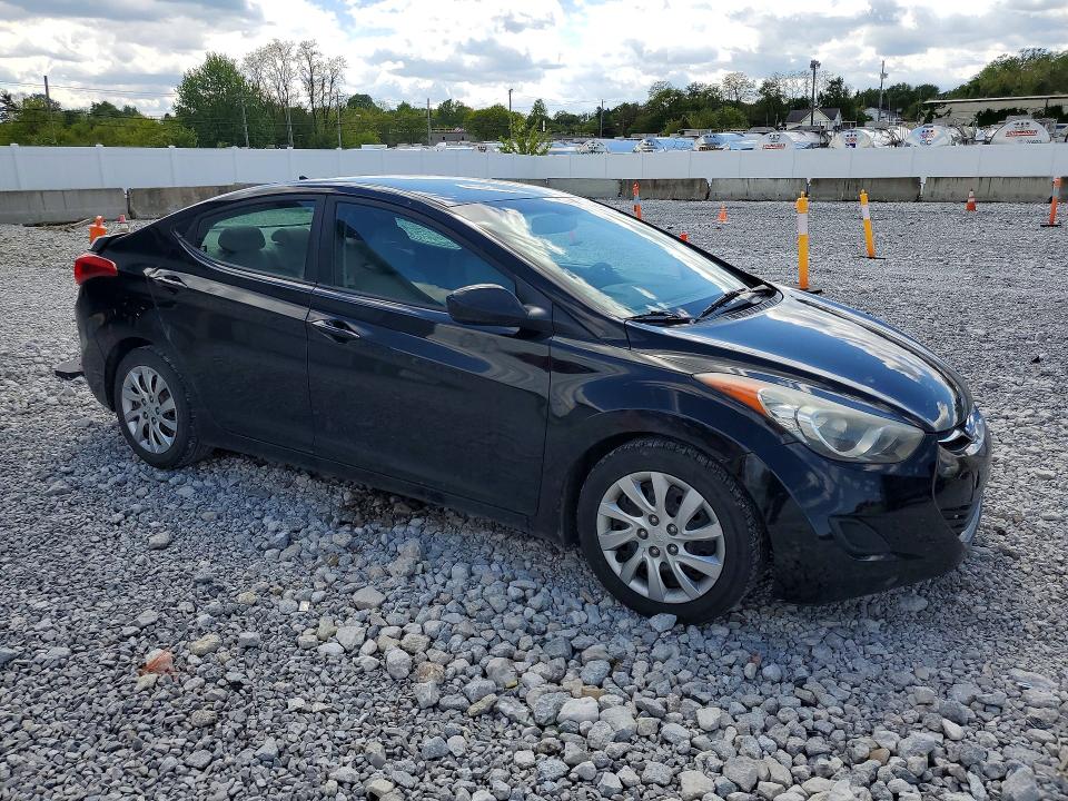 2012 Hyundai VIN KMHDH4AE4CU292997 COPART salvage auction — REAR END, Oh - Cert Of Title-Salvage, sold $925 on 2026-07-07 (photo 4)