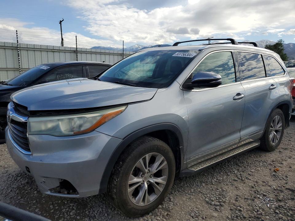 2015 Toyota VIN 5TDKKRFH4FS096242 COPART salvage auction — FRONT END, UT - SALVAGE CERTIFICATE, sold $6,600 on 2026-07-21 (photo 1)