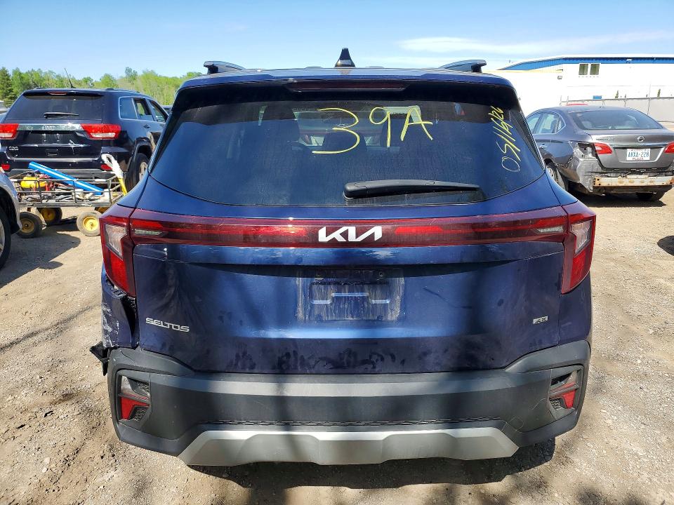 2025 Kia Seltos VIN KNDEPCAA8S7723132 COPART salvage auction — REAR END, On - Permit Salvage, sold $7,900 on 2026-07-14 (photo 6)