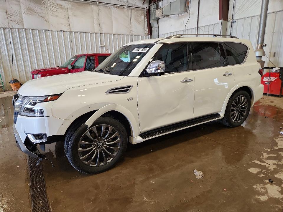 2021 Nissan Armada VIN JN8AY2DB1M9792458 COPART salvage auction — SIDE, WI - CERT OF TITLE-CLAIM PAID, sold $250 on 2026-07-27 (photo 1)