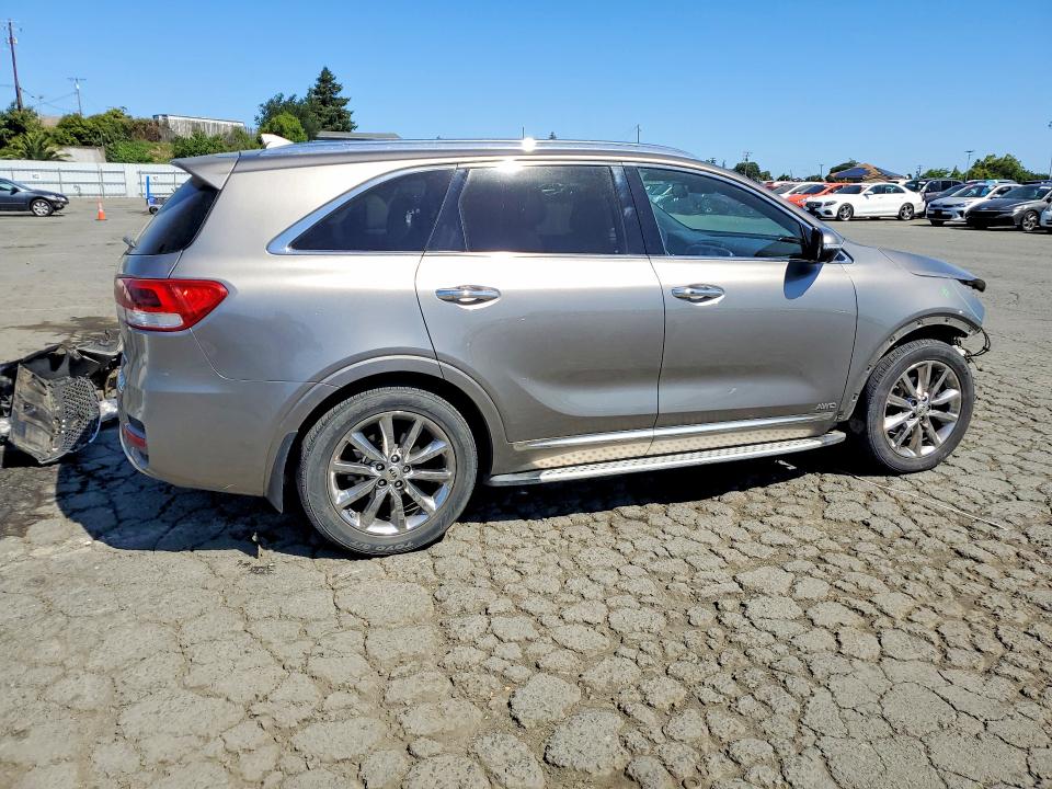 2016 Kia Sorento VIN 5XYPKDA57GG094022 COPART salvage auction — FRONT END, Ca - Salvage Certificate, sold $150 on 2026-07-24 (photo 3)