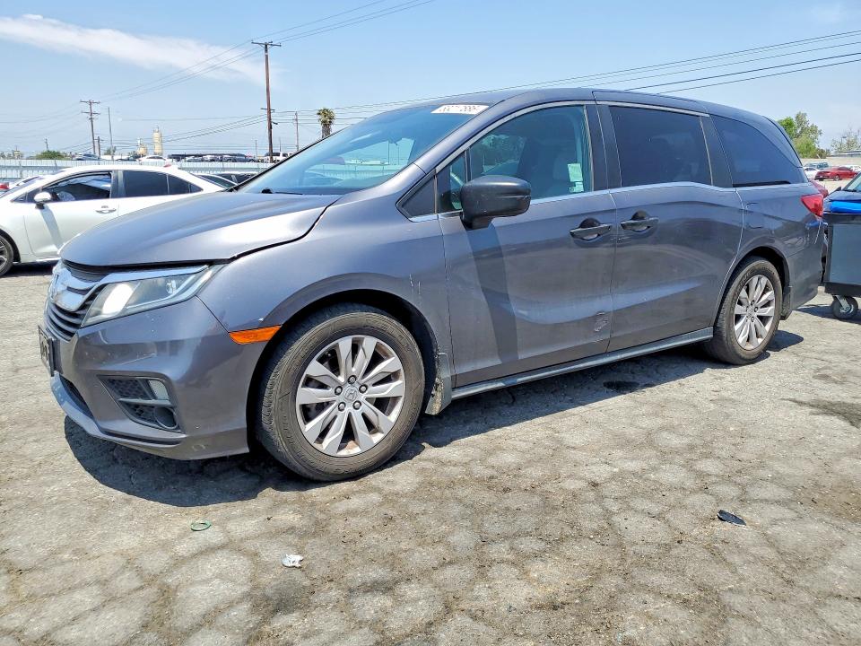 2019 Honda Odyssey VIN 5FNRL6H29KB045496 COPART salvage auction — REAR END, Ca - Salvage Certificate, sold $6,600 on 2026-07-02 (photo 1)