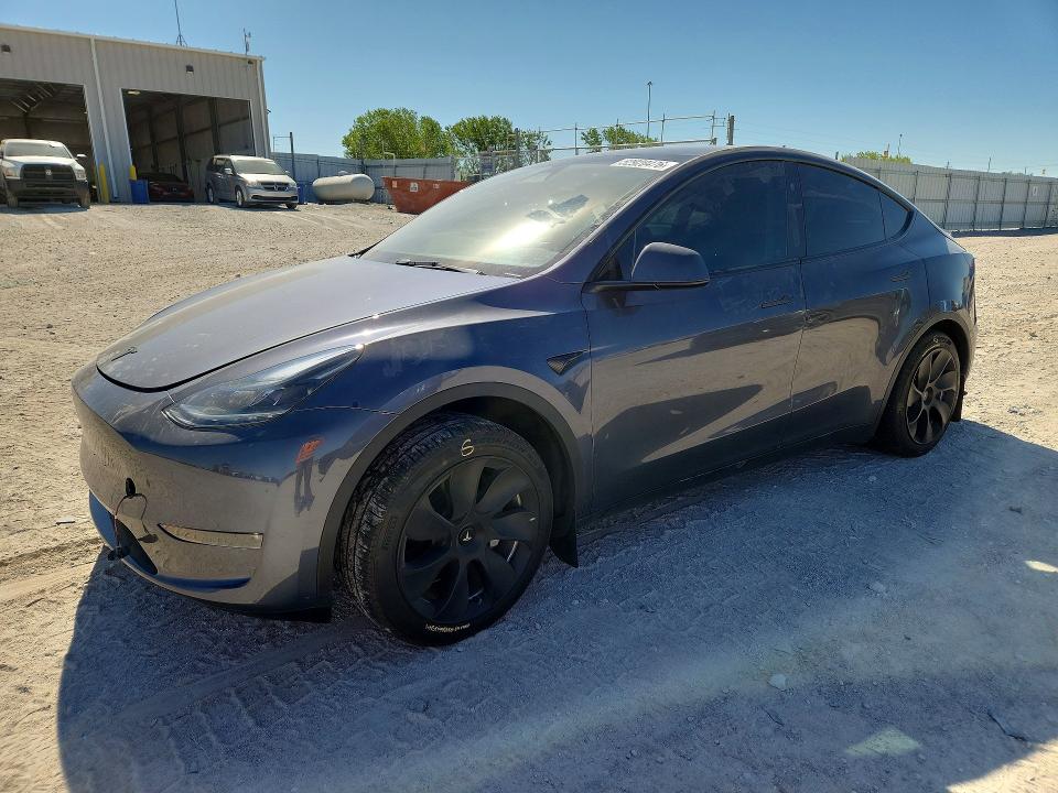 2023 Tesla Model y VIN 7SAYGDEE3PA188812 COPART salvage auction — REAR END, Ne - Cert Of Title-Salvage, sold $5,300 on 2026-07-28 (photo 1)