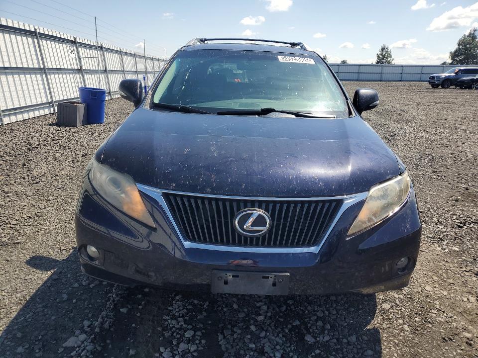 2010 Lexus Rx 350 VIN 2T2BK1BA6AC025485 COPART salvage auction — MINOR DENT/SCRATCHES, Id - Certificate Of Title, sold $2,050 on 2026-07-09 (photo 5)