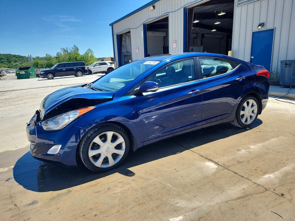 2013 Hyundai VIN KMHDH4AE5DU633969 COPART salvage auction — FRONT END, Il - Salvage Certificate, sold $1,000 on 2026-07-06 (photo 1)
